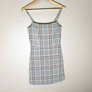 Aritzia Wilfred Classic mini plaid dress size 4